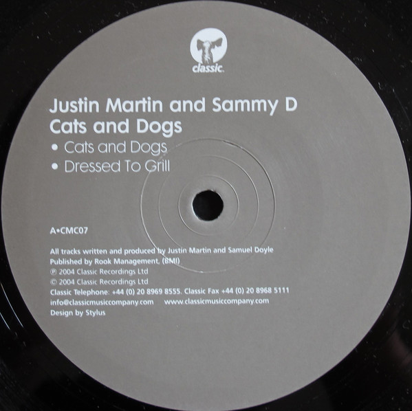 Justin Martin & Sammy D - Cats And Dogs | Classic (CMC07) - 3