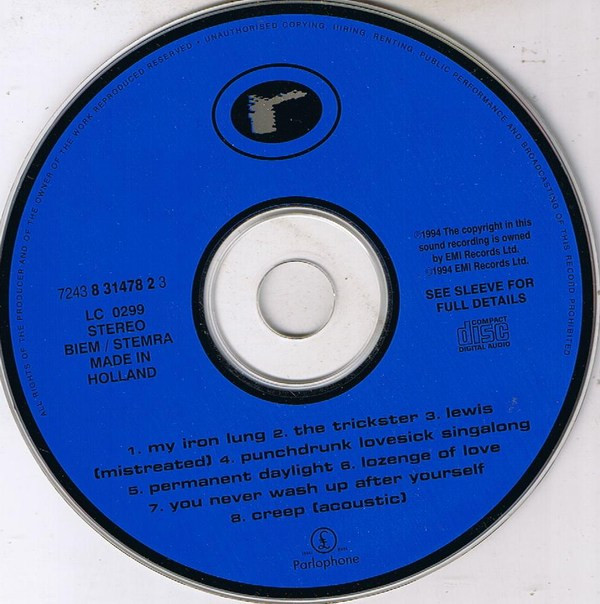 Radiohead - My Iron Lung | Parlophone (7243 8 31478 2 3) - 3 Radiohead - My Iron Lung | Parlophone (7243 8 31478 2 3) - 3