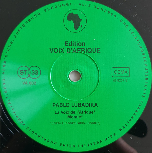 Pablo Lubadika Porthos - Tyka 'Ngai | Voix D'Afrique (VA 002) - 4