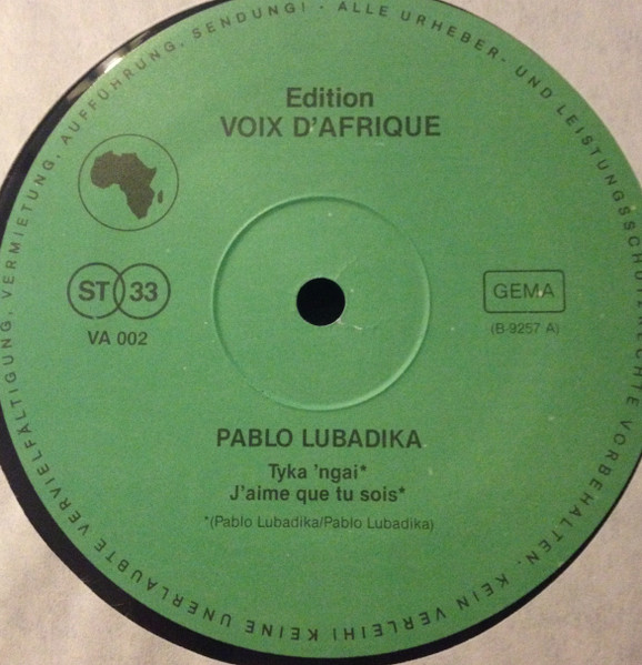 Pablo Lubadika Porthos - Tyka 'Ngai | Voix D'Afrique (VA 002) - 3