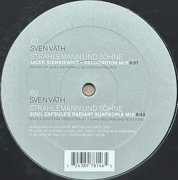 Sven Väth - Strahlemann Und Söhne Rmx | Virgin (7243 8 97814 6 5) - 4