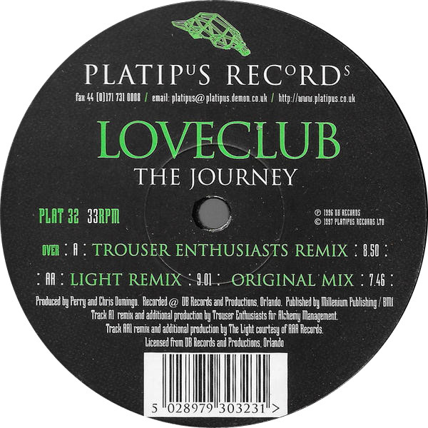 Loveclub - The Journey | Platipus (PLAT 32) - 3 Loveclub - The Journey | Platipus (PLAT 32) - 3