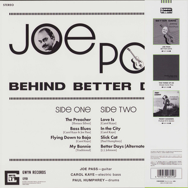 Joe Pass - Behind Better Days | P-Vine Records (PLP-8052) - 2 Joe Pass - Behind Better Days | P-Vine Records (PLP-8052) - 2