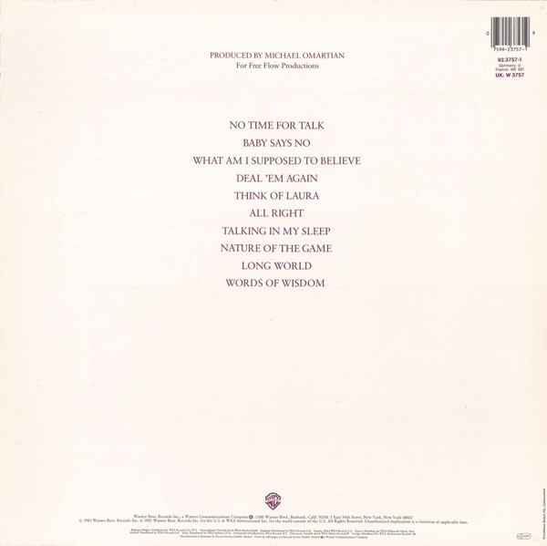 Christopher Cross - Another Page | Warner Bros. Records (92.3757-1) - 2