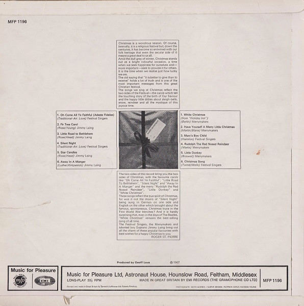 Various - Happy Christmas To You | Music For Pleasure (MFP 1196) - 2