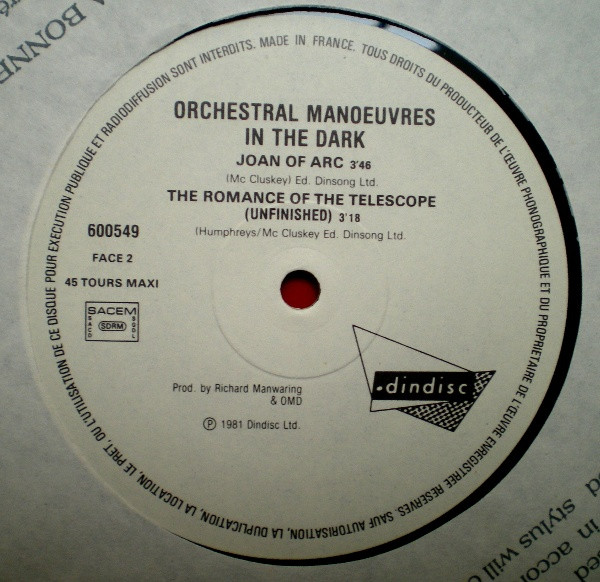 Orchestral Manoeuvres In The Dark - Joan Of Arc (Maid Of Orleans) | Virgin (600549) - 2
