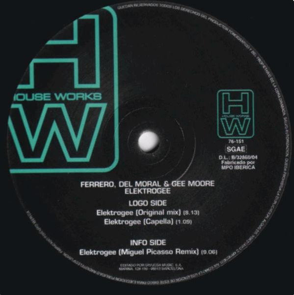 David Ferrero , Pedro Del Moral & Gee Moore - Elektrogee | House Works (76-151) - main David Ferrero , Pedro Del Moral & Gee Moore - Elektrogee | House Works (76-151) - main