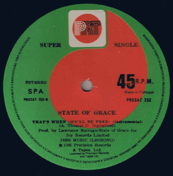 State Of Grace - That's When (We'll Be Free) | PRT (PRSSAT 252) - 4