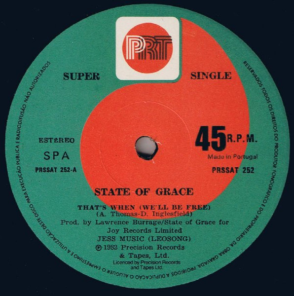 State Of Grace - That's When (We'll Be Free) | PRT (PRSSAT 252) - 3