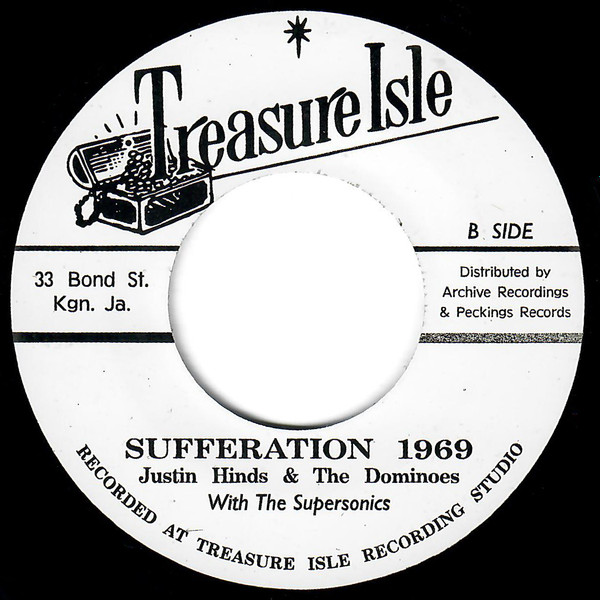Karl Bryan / Justin Hinds & The Dominoes - Red Ash / Sufferation 1969 | Treasure Isle (AR7038) - 2 Karl Bryan / Justin Hinds & The Dominoes - Red Ash / Sufferation 1969 | Treasure Isle (AR7038) - 2