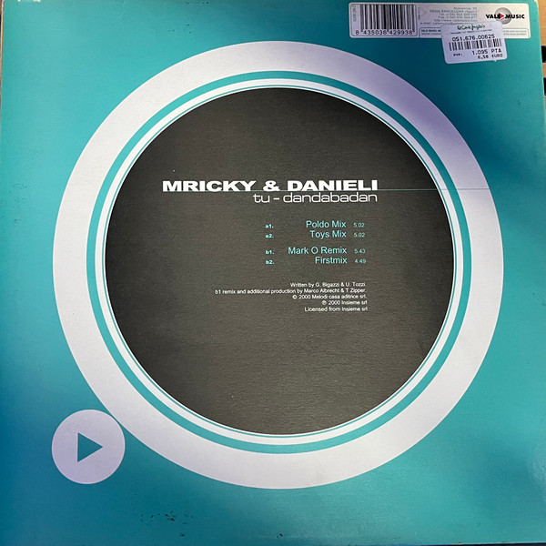 Mricky & Danieli - Tu (Dabadam) | Vale Music (VLMX 299-3) - 2