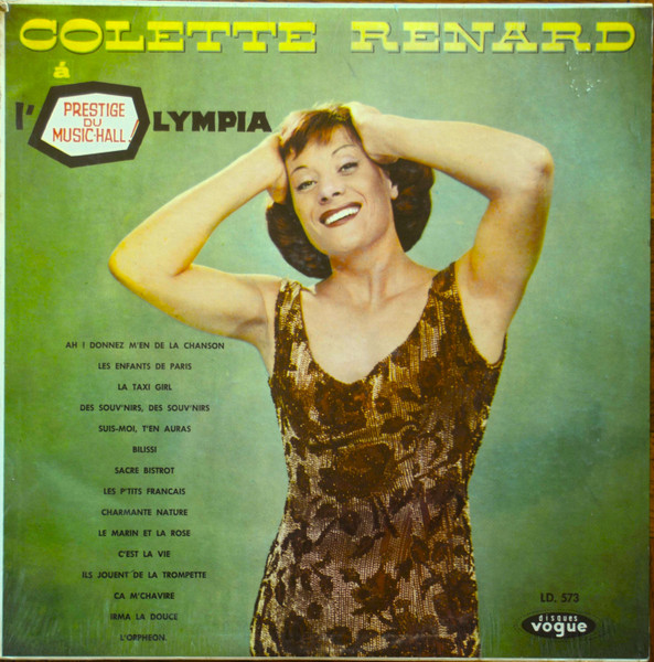 Colette Renard - À L'Olympia | Vogue Productions (LD-573) - main Colette Renard - À L'Olympia | Vogue Productions (LD-573) - main