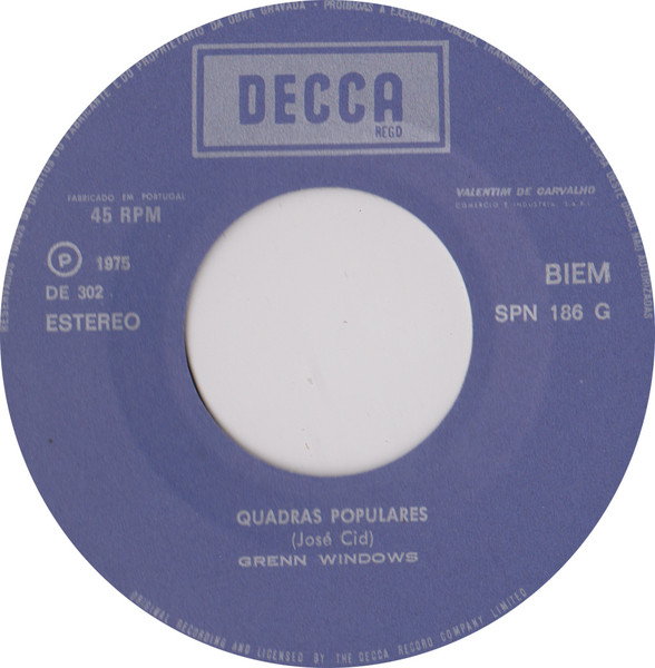 Green Windows - Quadras Populares | Decca (SPN 186 G) - 3