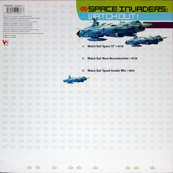 Space Invaders - Watch Out ! | V2 Records (VVR5002496) - 2