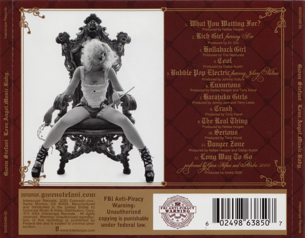 Gwen Stefani - Love.Angel.Music.Baby. | Interscope Records (B0003469-02) - 2