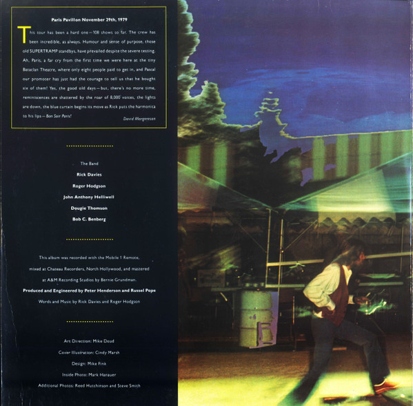 Supertramp - Paris | A&M Records (2 PSP 6702/2) - 2