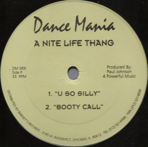 Paul Johnson - A Nite Life Thang | Dance Mania (DM 069)