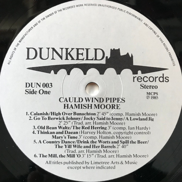 Hamish Moore - Cauld Wind Pipes | Dunkeld Records (DUN 003) - main