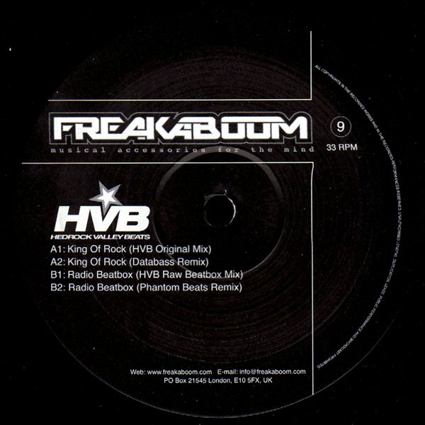Hedrock Valley Beats - King Of Rock | Freakaboom (FRK009)
