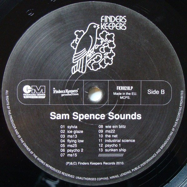 Sam Spence - Sounds | Finders Keepers Records (FKR028LP) - 4 Sam Spence - Sounds | Finders Keepers Records (FKR028LP) - 4