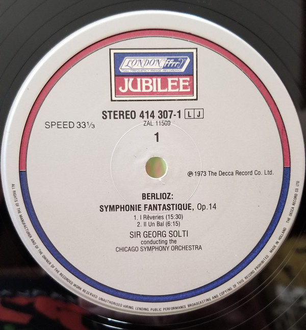Hector Berlioz - Chicago Symphony Orchestra , Georg Solti - Symphonie Fantastique | Decca (JB 135) - 2