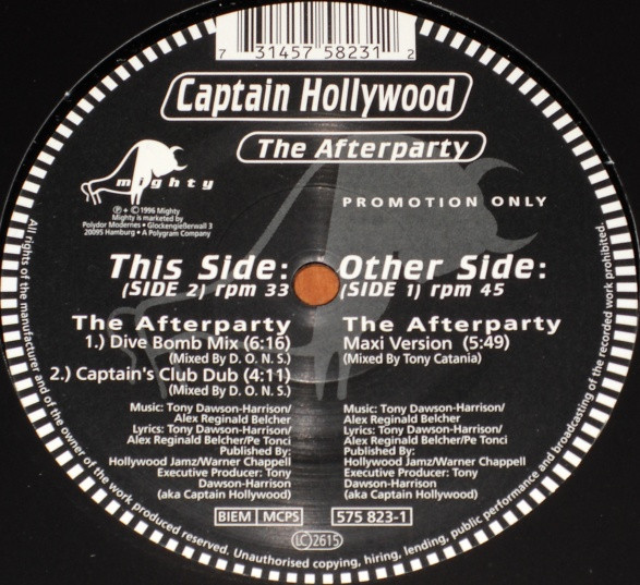 Captain Hollywood - The Afterparty (The Remixes) | Mighty (575 823-1)