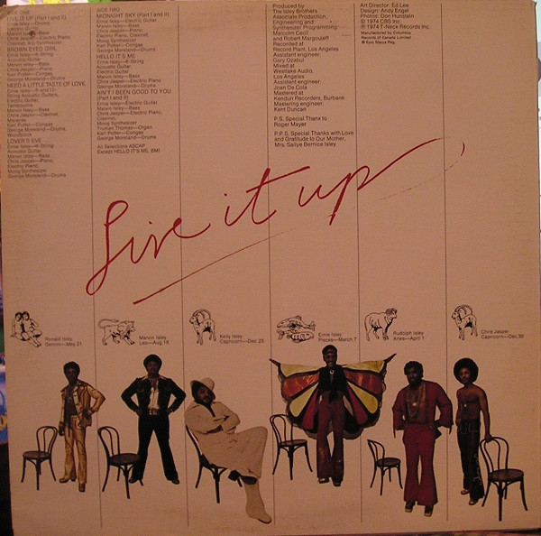 The Isley Brothers - Live It Up [Vinyl] | T-Neck (PZ 33070) - 2