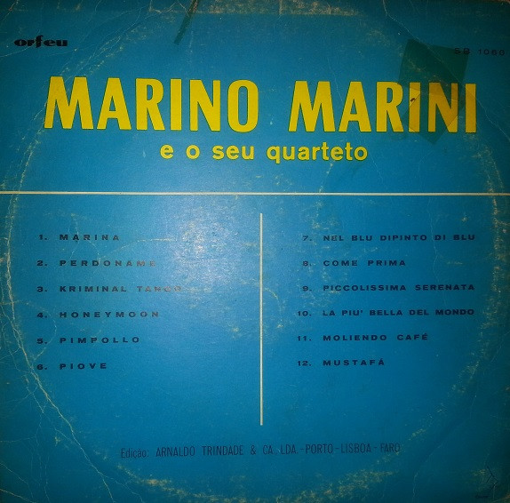 Marino Marini Ed Il Suo Quartetto - Marino Marini E O Seu Quarteto | Orfeu (SB 1060) - 4