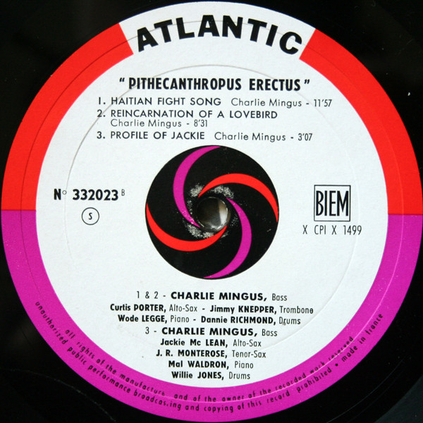 Charles Mingus - Pithecanthropus Erectus | Atlantic (332023) - 4 Charles Mingus - Pithecanthropus Erectus | Atlantic (332023) - 4