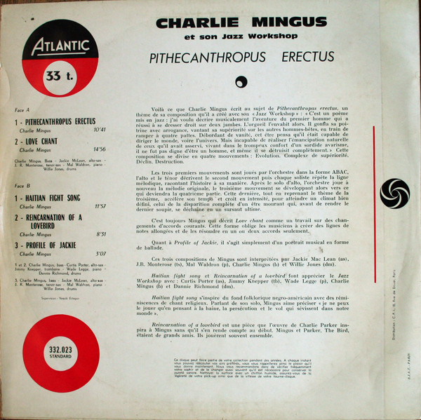 Charles Mingus - Pithecanthropus Erectus | Atlantic (332023) - 2 Charles Mingus - Pithecanthropus Erectus | Atlantic (332023) - 2