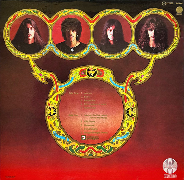 Thin Lizzy - Johnny The Fox | Vertigo (9102 012) - 2