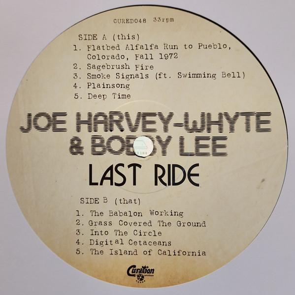 Joe Harvey-Whyte & Bobby Lee - Last Ride | Curation Records (CURED048) - 5 Joe Harvey-Whyte & Bobby Lee - Last Ride | Curation Records (CURED048) - 5