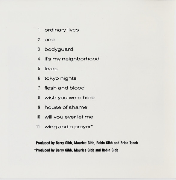 Bee Gees - One | Warner Bros. Records (925 887-2) - 4