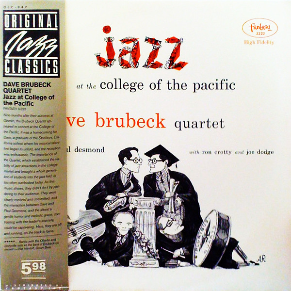 The Dave Brubeck Quartet Featuring Paul Desmond With Ron Crotty And Joe Dodge - Jazz At College Of The Pacific | Fantasy (F-3-223) - main