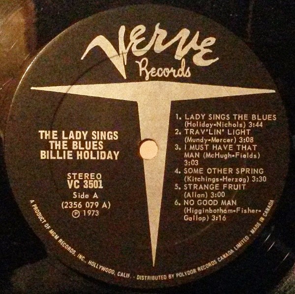Billie Holiday - Lady Sings The Blues | Verve Records (VC 3501) - 3