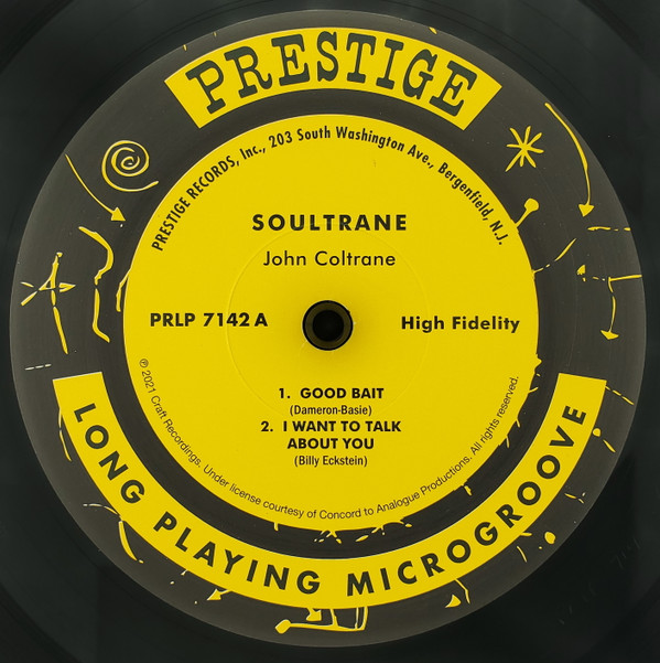 John Coltrane With Red Garland - Soultrane | Analogue Productions (APRJ 7142) - main
