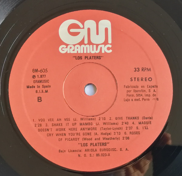 The Platters - Los Platers | Gramusic (GM-605) - 4
