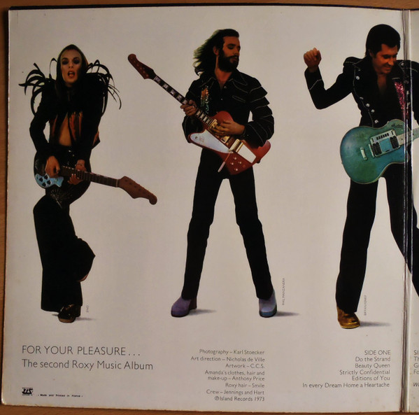 Roxy Music - For Your Pleasure | Island Records (6396 026) - main Roxy Music - For Your Pleasure | Island Records (6396 026) - main