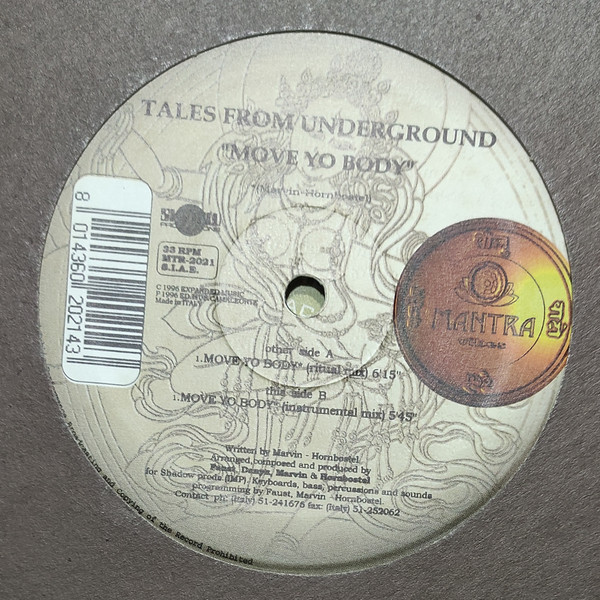 Tales From Underground - Move Yo Body | Mantra Vibes (MTR-2021) - main Tales From Underground - Move Yo Body | Mantra Vibes (MTR-2021) - main