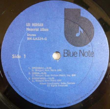 Lee Morgan - Memorial Album | Blue Note (BN-LA224-G) - 2