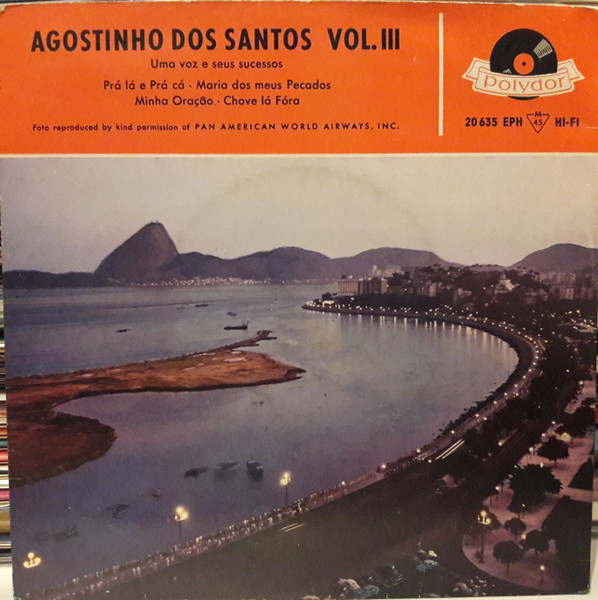 Agostinho Dos Santos - Vol. III | Polydor (20 635 EPH)