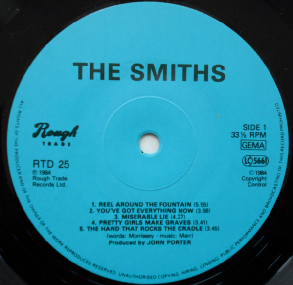 The Smiths - The Smiths | Rough Trade (RTD 25) - 3 The Smiths - The Smiths | Rough Trade (RTD 25) - 3