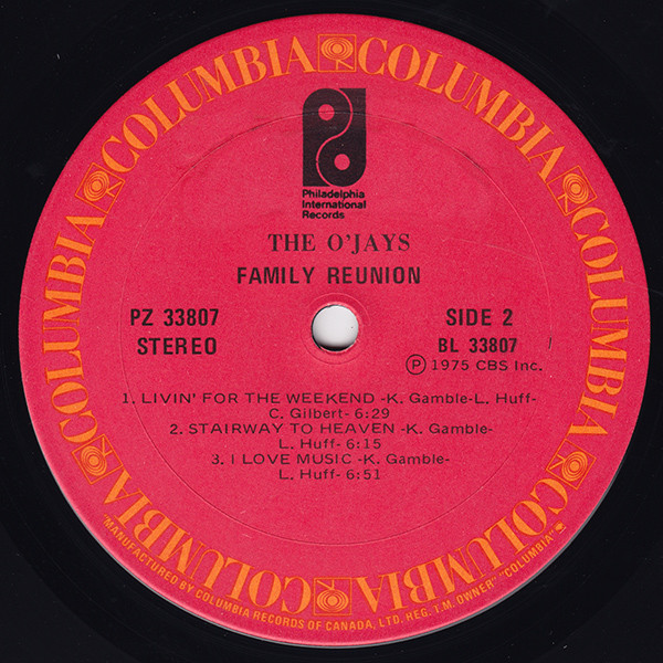 The O'Jays - Family Reunion [Vinyl] | Philadelphia International Records (KZ 33807) - 4