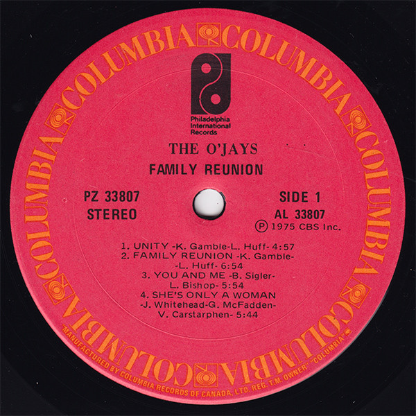 The O'Jays - Family Reunion [Vinyl] | Philadelphia International Records (KZ 33807) - 3