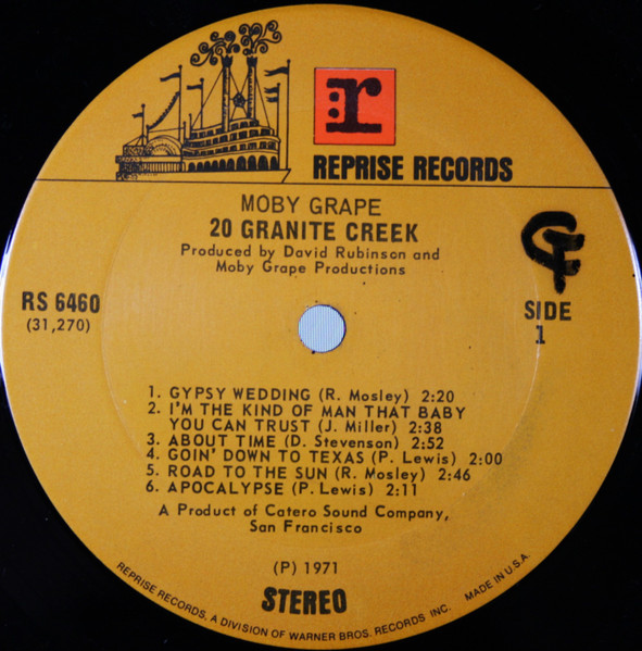 Moby Grape - 20 Granite Creek | Reprise Records (RS 6460) - 3 Moby Grape - 20 Granite Creek | Reprise Records (RS 6460) - 3