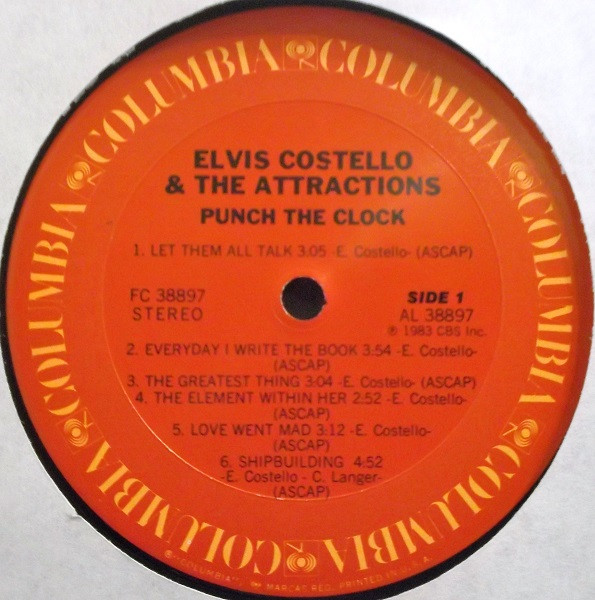Elvis Costello & The Attractions - Punch The Clock | Columbia (FC 38897) - 3