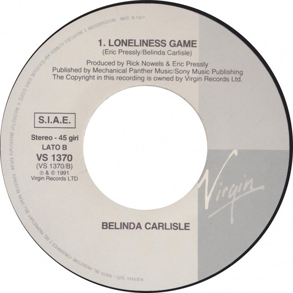 Belinda Carlisle - Live Your Life Be Free | Virgin (114 681) - 4 Belinda Carlisle - Live Your Life Be Free | Virgin (114 681) - 4