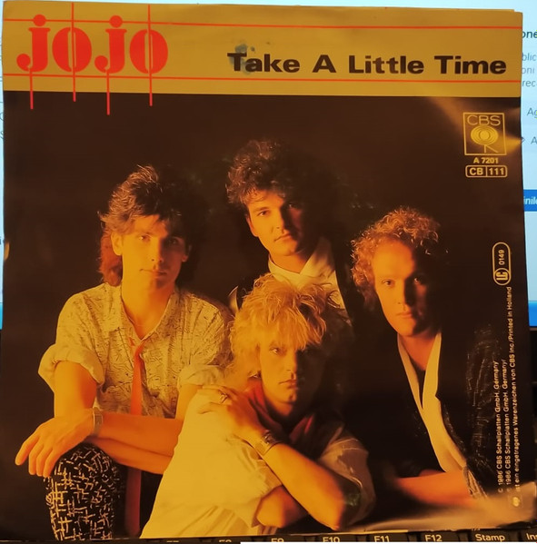 Jojo - Take A Little Time | CBS (CBSA 7201)