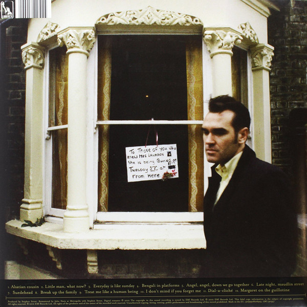 Morrissey - Viva Hate | Liberty (LBG 30357) - 3