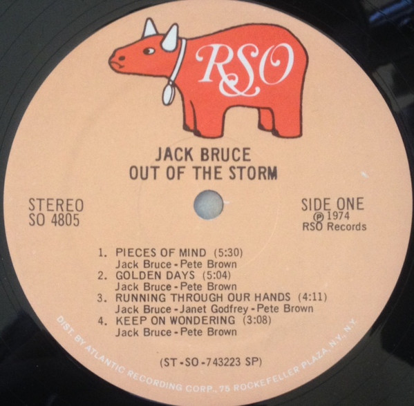 Jack Bruce - Out Of The Storm | RSO (SO 4805) - 3 Jack Bruce - Out Of The Storm | RSO (SO 4805) - 3